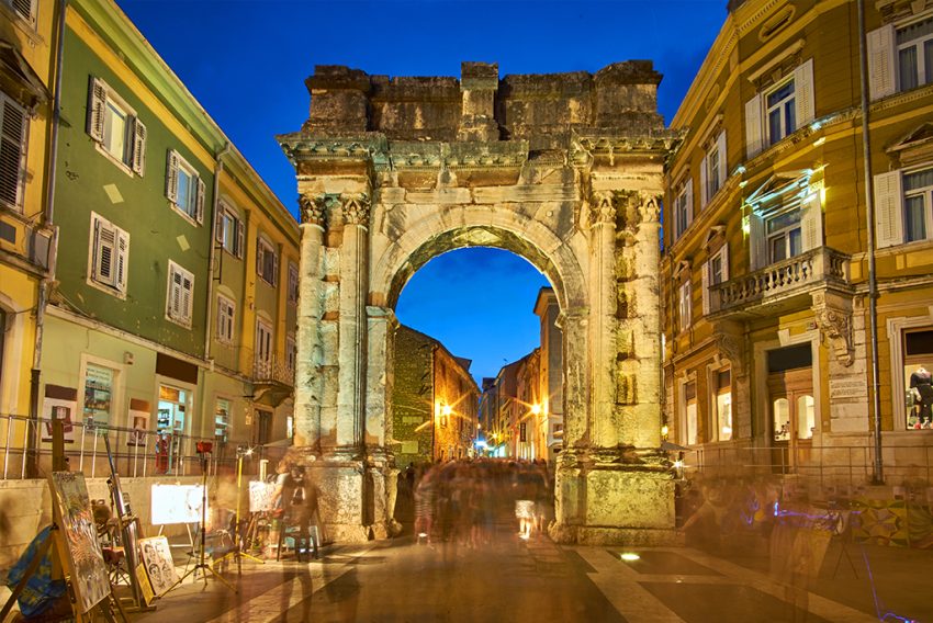 Arch of the Sergii - Pula - Istria - Croatia - Stay Croatia