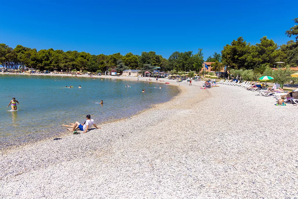Umag beach - istria croatia